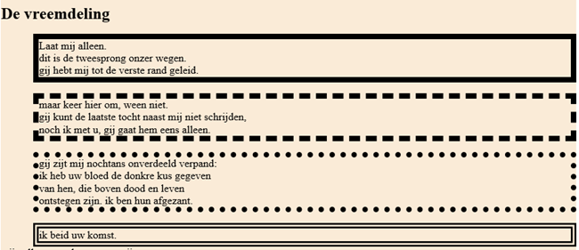 border-width - stenonotatie